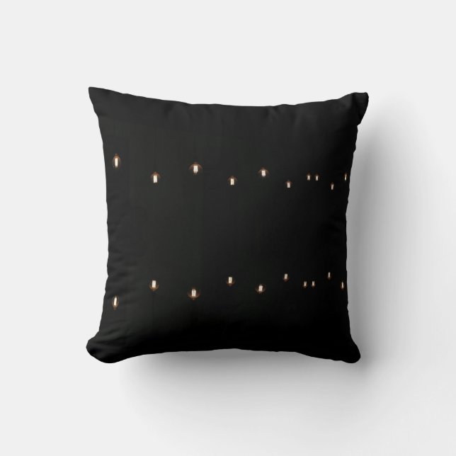 Stylish Light bulbs Minimalism Cushion Pillow (Front)
