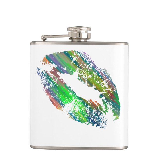 Stylish Lips #11 Hip Flask (Front)