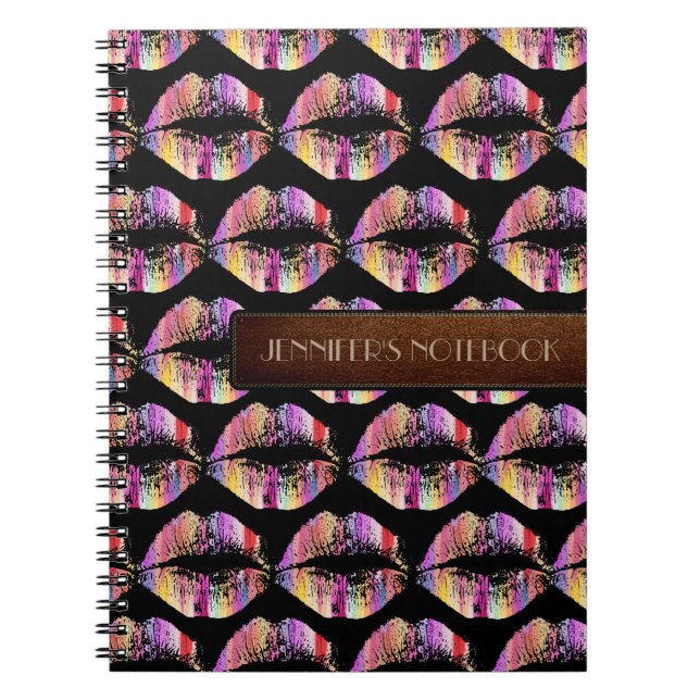 Stylish Lips #18 Notebook (Front)