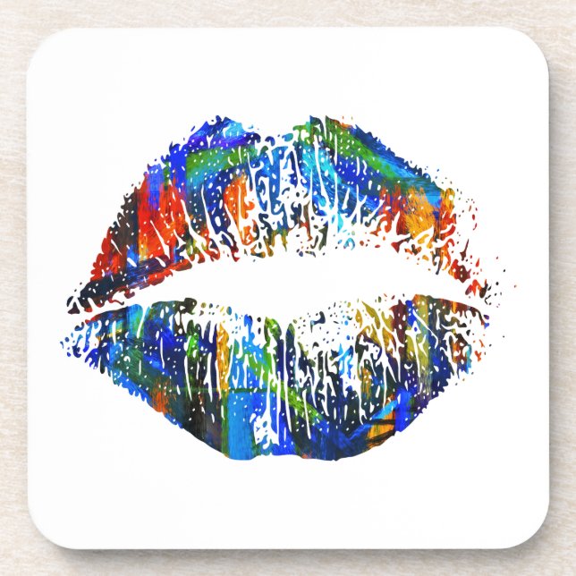 Stylish Lips #20 Coaster (Front)