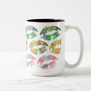 Stylish Lips #26 Two-Tone Coffee Mug