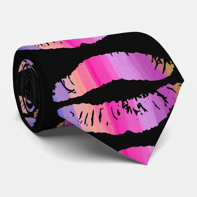 Stylish Lips #3 Tie (Rolled)