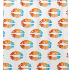 Stylish Lips #5 Shower Curtain