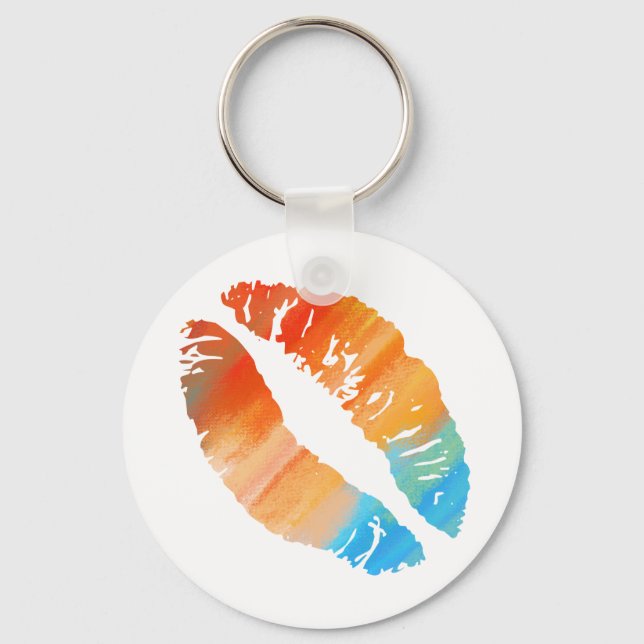 Stylish Lips Key Ring (Front)