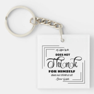 Stylish Logo Keychain