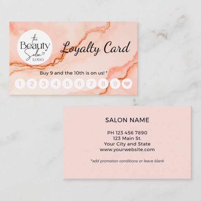 Stylish Logo Professional Loyalty Card (Front/Back)