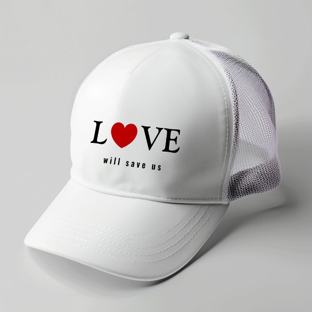 Stylish Love Will Save Us   Trucker Hat (Stylish Love Will Save Us Trucker Hat)