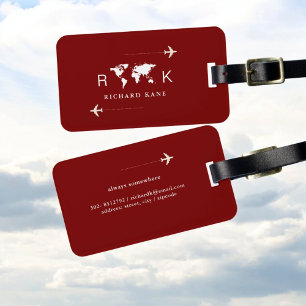 Stylish Luggage Tag for a Classy Man