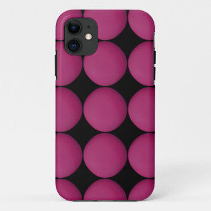 Stylish Magenta Pattern iPhone 11 Case