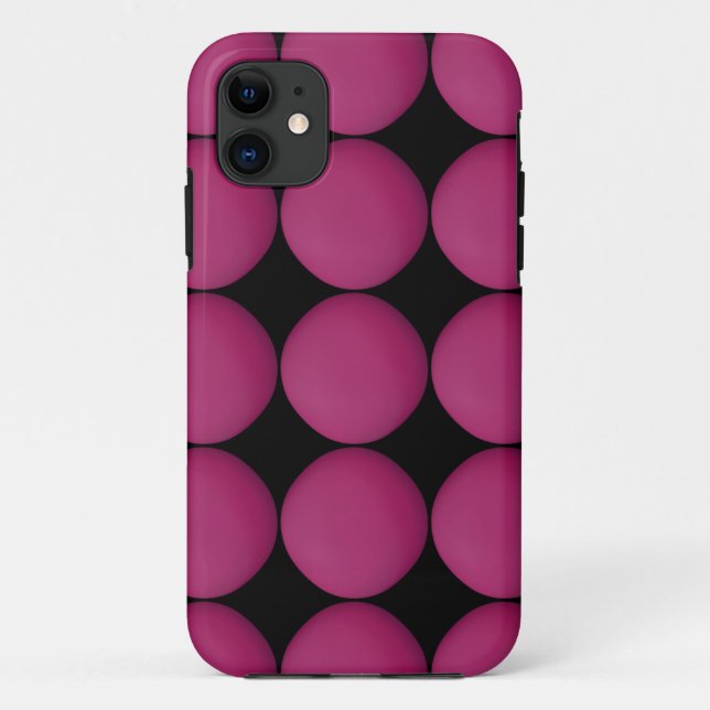 Stylish Magenta Pattern  Case-Mate iPhone Case (Back)