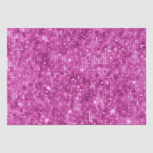 Stylish Magenta Pink Shimmer Glitter Tissue Paper