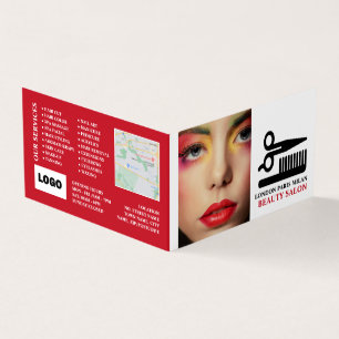 Stylish Makeup Design, Beautician, Loyalty Card, Business Card