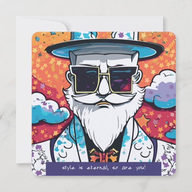 Stylish Man Postcard (Front)