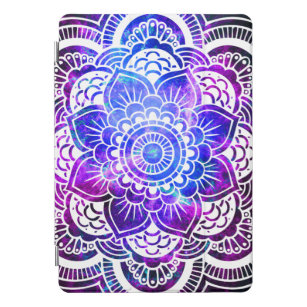 Stylish Mandala Galaxy Purple Blue iPad Mini Cover
