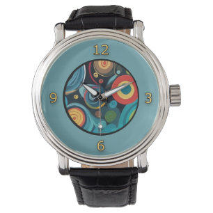 Stylish Men's Artistic Circles Watch