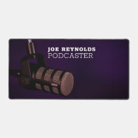 Stylish Microphone, Podcaster, Podcast
