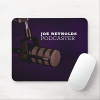 Stylish Microphone, Podcaster, Podcast