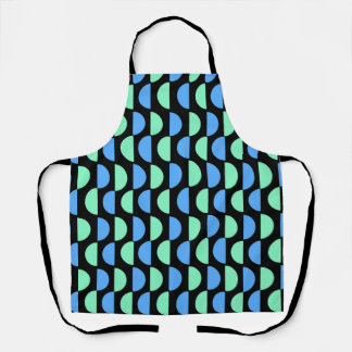 Stylish Mid Mod Geometrical Pattern Apron
