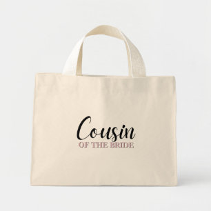 Stylish Minimal Art Tote Bag - Cousin of the Bride