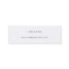 Stylish Minimal Girly Calligraphy White