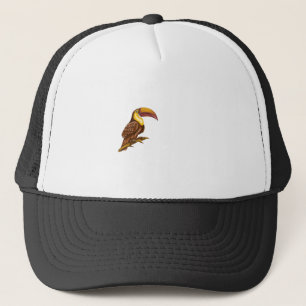 (Stylish): Minimalist Black & White Mesh  Trucker Hat