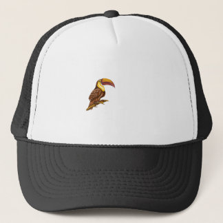 (Stylish): Minimalist Black & White Mesh Trucker Hat