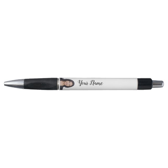 Stylish Minimalist Custom Photo Pen Personalised (Front)