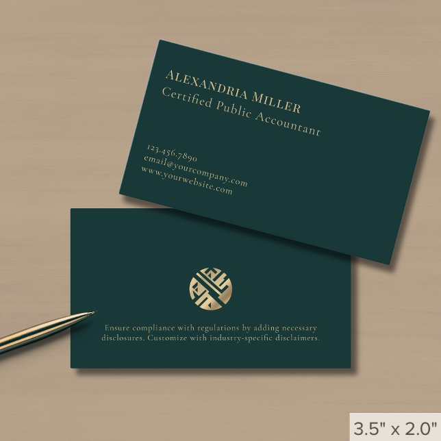 Stylish Minimalist Luxury Logo Business Card (Creator Uploaded)