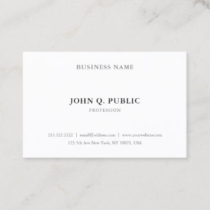 Stylish Minimalist Modern Simple Professional Cool Business Card