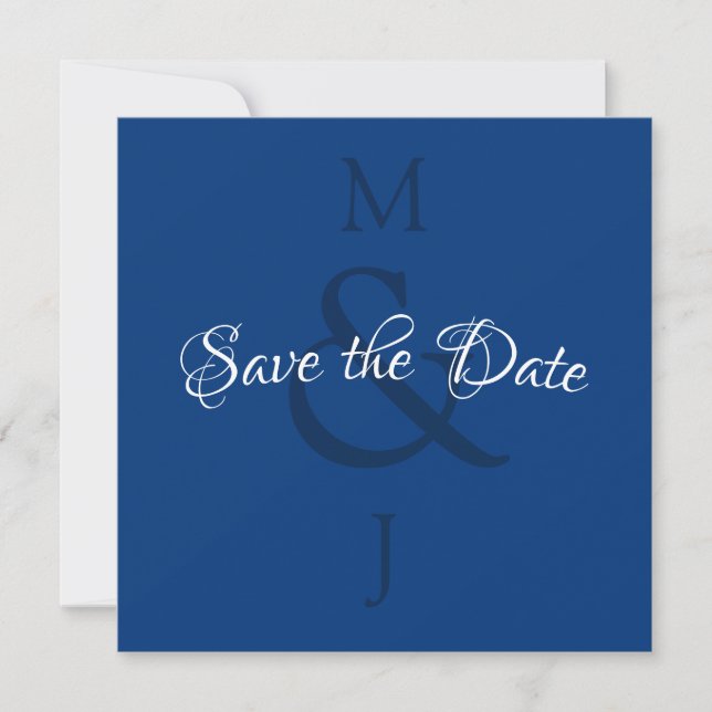 Stylish Minimalist Save The Date (Front)