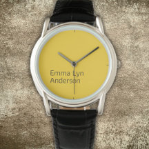 Stylish Minimalist Text Design on Yellow