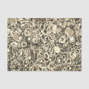 Stylish Modern Abstract Beige Tan Marble Pattern Tissue Paper