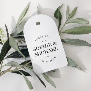 Stylish Modern Couple Thank You Rubber Stamp