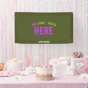 STYLISH MODERN CUSTOM ARMY GREEN VERIFIED BRANDED BANNER