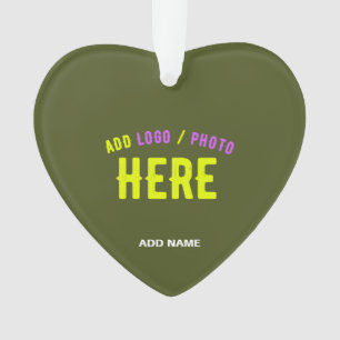 STYLISH MODERN CUSTOM ARMY GREEN VERIFIED BRANDED ORNAMENT