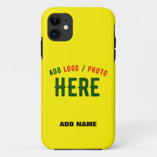 STYLISH MODERN CUSTOM BRIGHT YELLOW VERIFIED BRAND iPhone 11 CASE