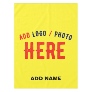 STYLISH MODERN CUSTOM BRIGHT YELLOW VERIFIED BRAND TABLECLOTH