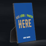 STYLISH MODERN CUSTOM COBALT BLUE VERIFIED BRANDED PLAQUE<br><div class="desc">THIS IS A DESIGN FITTING FOR EVERYONE.YOU CAN CHANGE, RESIZE OR ADD LOGO, PHOTO, TEXT AND COLOURS THE WAY YOU LIKE.THANK YOU.</div>