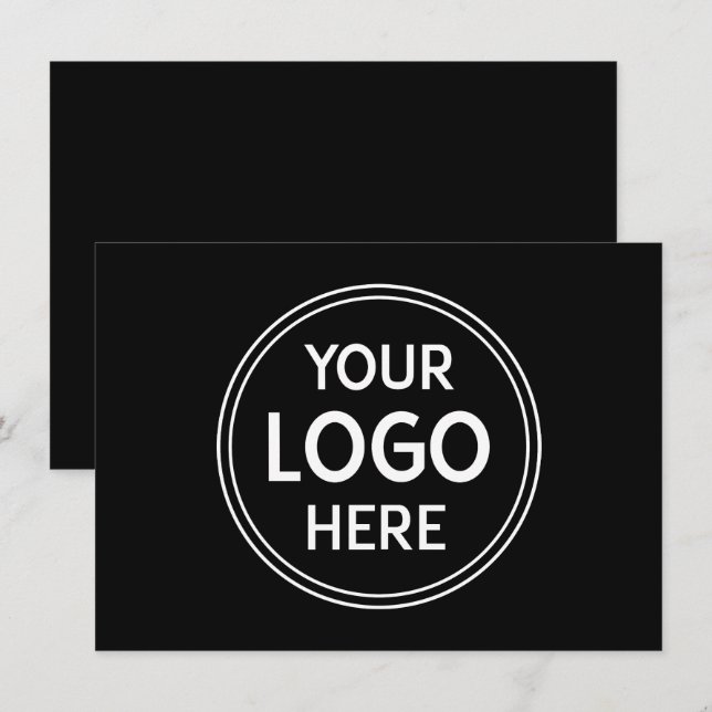 Stylish & Modern Custom Creations Verified  Announcement (Front/Back)