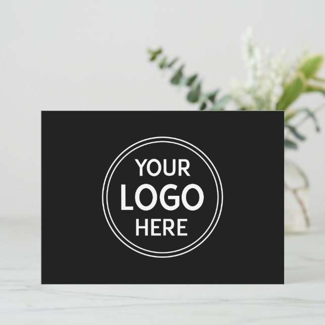 Stylish & Modern Custom Creations Verified  Card (Standing Front)