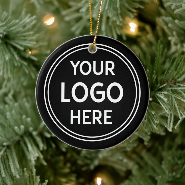 Stylish & Modern Custom Creations Verified Ceramic Ornament (Tree)