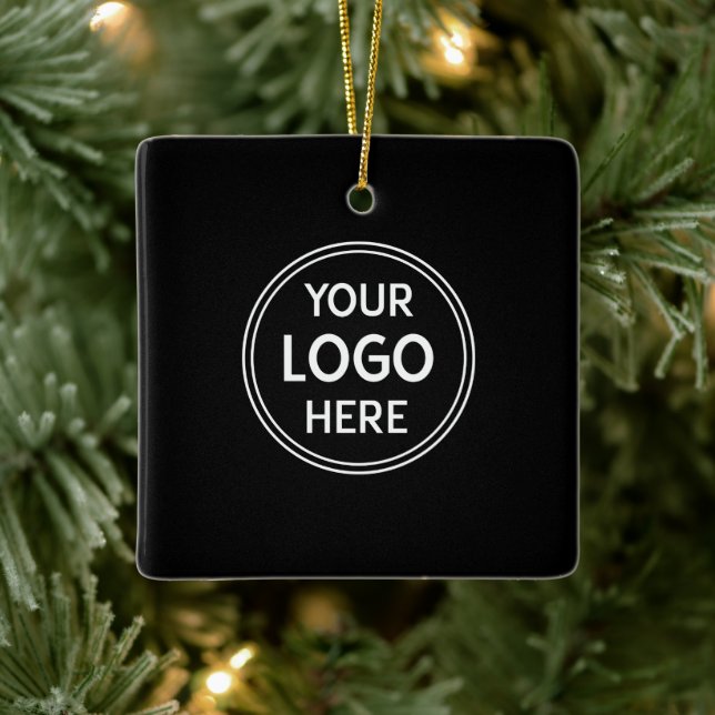 Stylish & Modern Custom Creations Verified Ceramic Ornament (Tree)