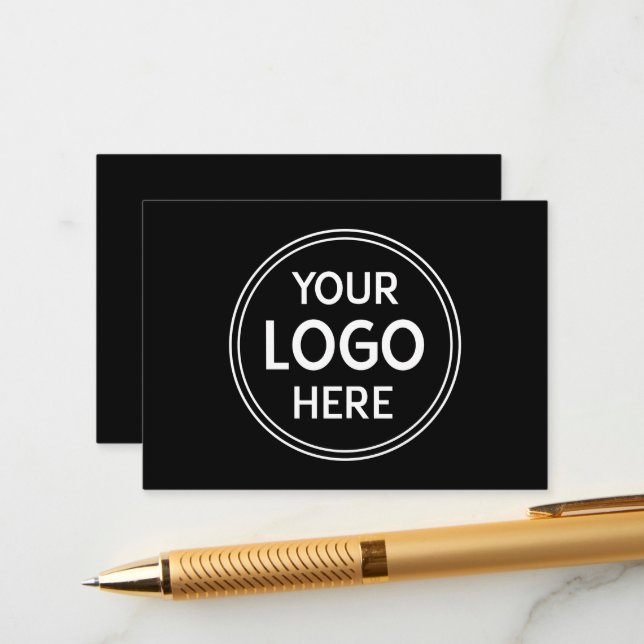 Stylish & Modern Custom Creations Verified  Enclosure Card (Front/Back In Situ)