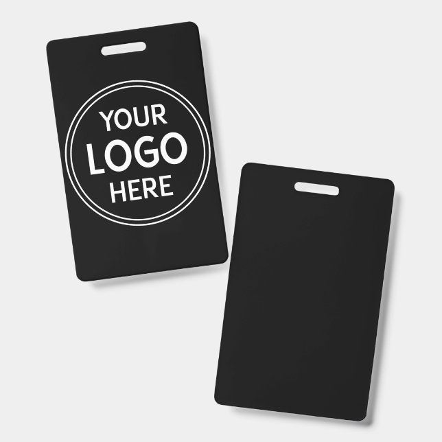 Stylish & Modern Custom Creations Verified  ID Badge (Front & Back)