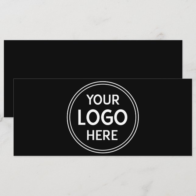 Stylish & Modern Custom Creations Verified  Invitation (Front/Back)