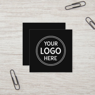 Stylish & Modern Custom Creations Verified  Square Business Card