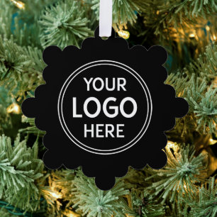 Stylish & Modern Custom Creations Verified Tree Decoration Card