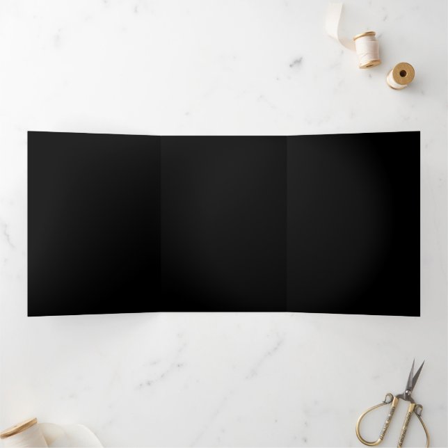Stylish & Modern Custom Creations Verified  Tri-Fold Card (Inside)