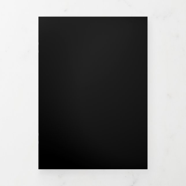 Stylish & Modern Custom Creations Verified  Tri-Fold Card (Cover)