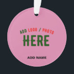 STYLISH MODERN CUSTOM CUTE HOT PINK VERIFIED BRAND ORNAMENT<br><div class="desc">THIS IS A DESIGN FITTING FOR EVERYONE.YOU CAN CHANGE, RESIZE OR ADD LOGO, PHOTO, TEXT AND COLOURS THE WAY YOU LIKE.THANK YOU.</div>